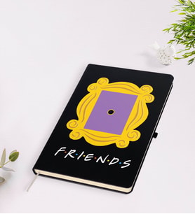 BK Gift Friends Monica’s Kapı Süsü Çerçevesi Tasarımlı Siyah Defter