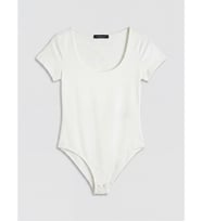 LCW Vision Ekru U Yaka Kadın Çıtçıtlı Body