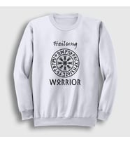 Presmono Unisex Beyaz Warrior Heilung Sweatshirt 415079tt (Beyaz)