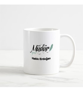 Müdür Yardımcısı Kupa Bardak (2. Tasarım) (Beyaz)