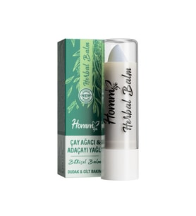Homm Life Çay Ağacı Ve Adaçayı Yağlı Herbal Lip Balm 5 ml