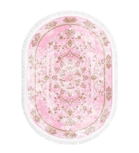 Brillant Latex Oval Kaymaz Taban Halı-BEST HLE11308.803-(150x230)