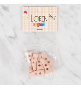 Crafts 8 Li Pembe Çoban Düğme - 139