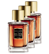 Avon Absolute By Elite Gentleman Erkek Parfüm Edt 50 Ml. Üçlü Set