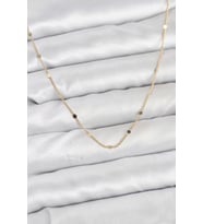 CM 14K Gold Renk Ezme Pul Model 60 cm Kadın Kolye - TJ-BKO10935