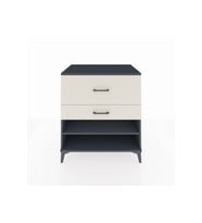 Kronos Şifonyer Tek Raflı 2 Çekmeceli 88x59x96 Antrasit-Aytaşı