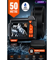 10-20-30-50 Metre Endoskop Kamera 1080P HD Boru İçi Görüntüleme Kamerası 4.3