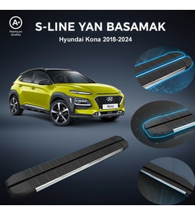 Hyundai Kona  S-Line Premium Krom Yan Basamak  2018-2024