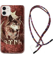 Apple iPhone 11 12 13 Mini Kılıf Boyun Asklı Rasta Silikon Göktürk 3 1412