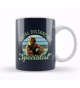 Cast Away Social Distancing Specialist Kupa Bardak Porselen