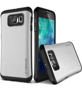 Verus Galaxy S6 ile Uyumlu Case Thor Kılıf HARD DROP Light Silver