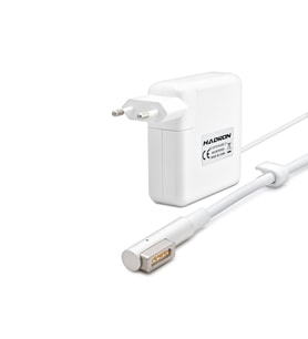 18.5V 4.6A 85W Laptop Adaptörü - L Tip - Apple Macbook Uyumlu - Beyaz HD797