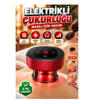 4’ü 1 Arada Elektrikli Çukurluk Masaj Seti Isı Masaj ve Kırmızı Işık Fonksiyonlu