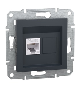 EPH4700171 Schneider Asfora – Tekli RJ45 Cat6 UTP – Antrasit