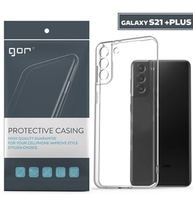Northcity Samsung Galaxy S21+ Plus Şeffaf Kamera Korumalı Silikon Kılıf - Sarılmaz Kalkan Serisi