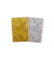Floral Çizgili Twins Defter - NULL