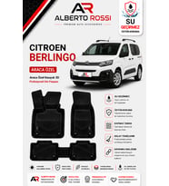 CITROEN BERLİNGO 2019 - 2026 Araca Özel Kauçuk 3D Profesyonel Oto Paspası