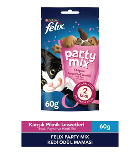 Felix Party Mix Original Karışık Piknik Lezzetleri Kedi Ödül Maması 60gr