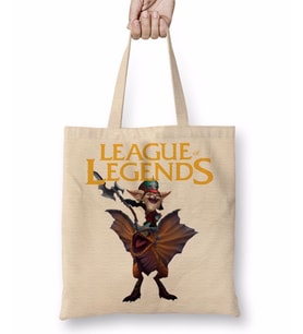 League Of Legends Bez Çanta Uzun Saplı
