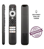 (ORJiNAL SES KOMUTLU) TCL RC902V RMR1 -21BN NETFLIX-PRIME VIDEO-GUARD-MEDIA-YOUTUBE TUŞLU LCD LED TV KUMANDASI