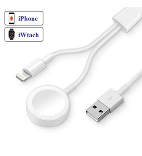 Ally 2in1 Apple Watch Şarj- İPhone Usb Şarj Kablosu-(5775) - HPSBYI1361-8356