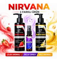 Kayganlaştırıcı Jel ve Delay Sprey Seti – Çilek Muz Aromalı 3’lü Kişisel Bakım Seti