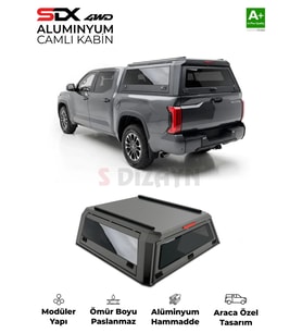 SDX Nissan Navara Aluminyum Pro Camlı Kabin 2015 Üzeri