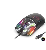 Gaming Mouse 7200 Dpi Rgb Geometrik Desenli - Siyah G306B