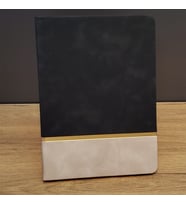 Siyah Çizgili Deri Defter
