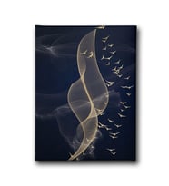 Kromatik Gold Canvas Tablo MİND186