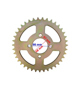 Atv Arka Dişli 530-39T İç 58 Mm 10 4 Delikli Ind Öm