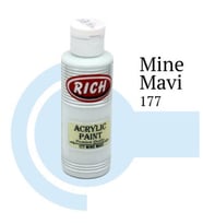 Rich Master Akrilik Boya 120 cc. 177 Mine Mavi 