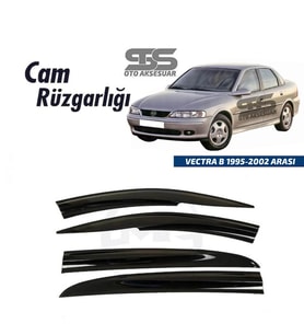Cam Rüzgarlığı Opel Vectra B 1995-2002 Arası Mügen Tip Piano Black