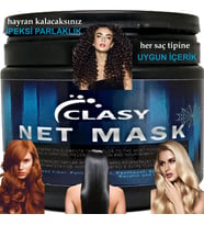 Clasy Net Mask 450Ml Saç Bakım Maskesi 3 Adet Ile 120Ml Playboy Masaj Yağı