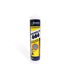 Çekomastik Akrilik 666 Montaj Mastiği Beyaz 500 Gr 10 Adet