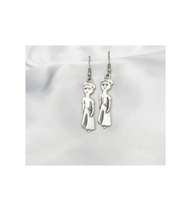 Little Prince Karakter Küçük Prens Silver Küpe