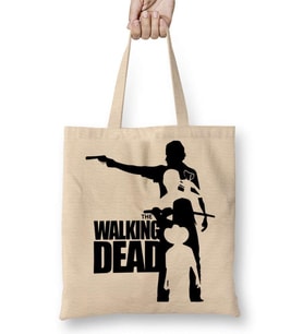 The Walking Dead Rick Grimes Michonne Daryl Carl Bez Çanta Uzun Saplı