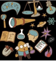 Bilim Uzay Sticker Set 15 Parça Telefon, Tablet, Defter, Laptop Sticker