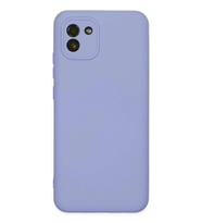 Galaxy A03 Kılıf Nano içi Kadife Silikon - Lila