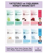 Dermal Yatıştırıcı ve Yaşlanma Karşıtı Kolajen Maske Seti 23gr x 8Adet