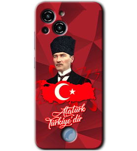 Reeder S23 Pro Max Kılıf HD Desen Baskılı Arka Kapak - Atatürkiye
