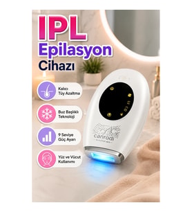 LCD Ekranlı IPL Epilasyon Cihazı – Yüz ve Vücut İçin Değiştirilebilir Başlıklı