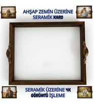 KİŞİSELLEŞTİRİLEBİLİR 1. KALİTE AHŞAP TEPSİ, METAL KULPLU, FOTOĞRAFINI BİZE GÖNDER BİZ TEPSİNİZE İŞLEYELİM...