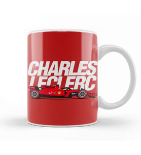 Charles Leclerc Ferrari Kupa Bardak Porselen