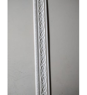 4 Adet 8 cm-115 cm Beyaz Motifli Yapışkanlı Çıta Motifwhite