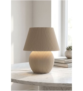 NEST MODEL - LED Abajur - Masa Lambası - USB 5V ile Çalışır - Slim Led Aydınlatması Dahildir - Dekoratif Lamba - Renk Seçenekli
