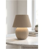 NEST MODEL - LED Abajur - Masa Lambası - USB 5V ile Çalışır - Slim Led Aydınlatması Dahildir - Dekoratif Lamba - Renk Seçenekli