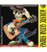 Alice A206-SL Akustik Gitar Tel Seti (Takım Tel) Super Light Kalınlık, Paslanmaz Çelik Çekirdek, Parlak Ton