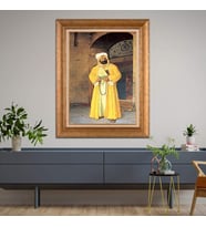 Altın Varaklı  Çerçeveli Paspartulu Tablo nd1028 (Gold)