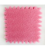 Organze fileli kare 24 cm pembe p100-